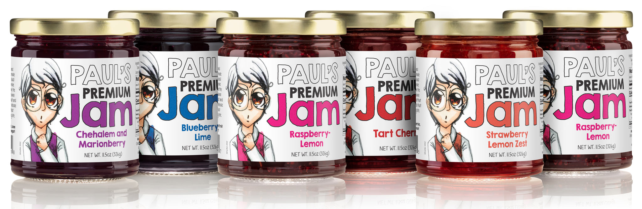 Paul's Jam Custom 6-Pack (Includes Shipping) $9.33/jar