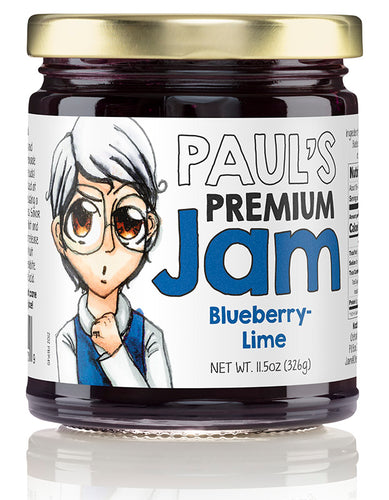 Paul's Blueberry-Lime Jam 4-Pack (Includes Shipping)